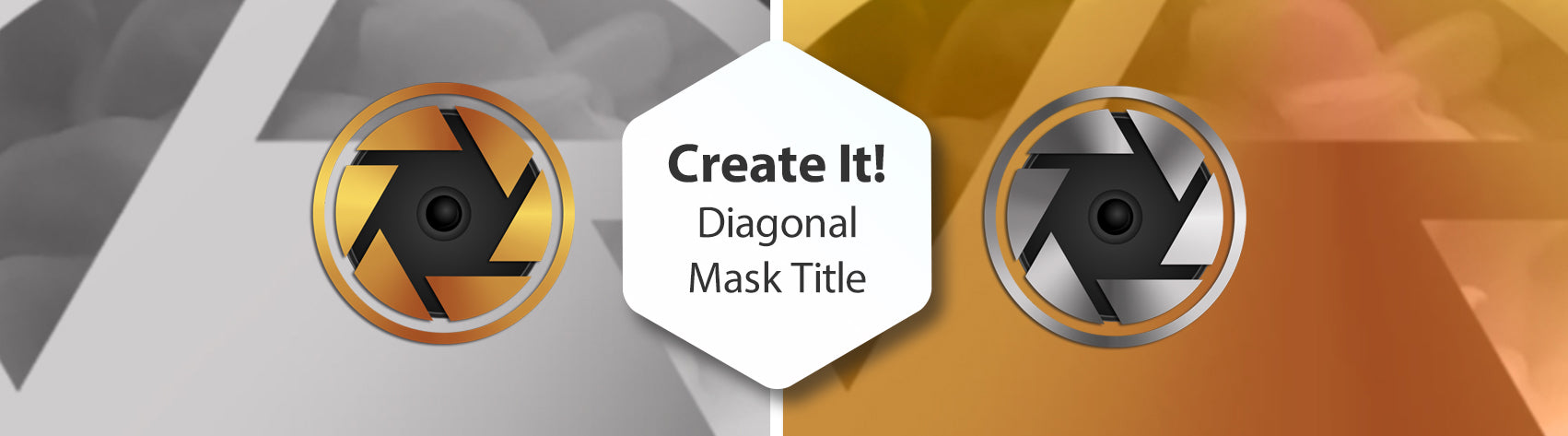 Create It! Diagonal Mask Title Slide