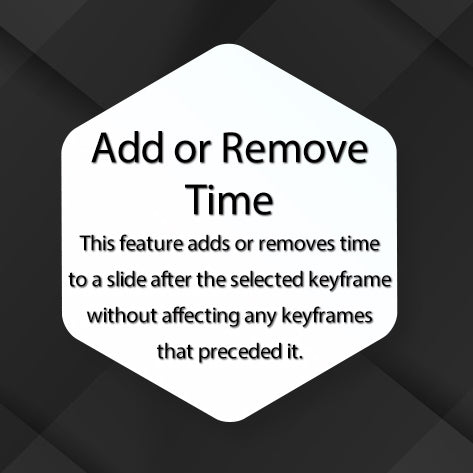 Add or Remove Time from a Slide
