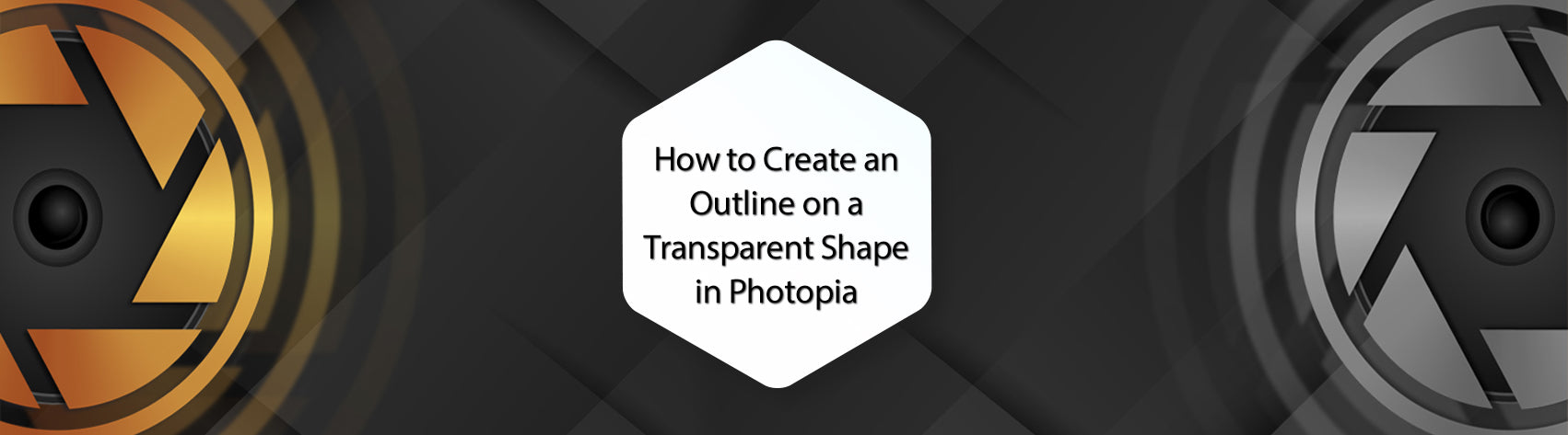 How to Create an Outline on a Transparent Shape in Photopia