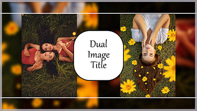Dual Image Title Slide Style for Photopia