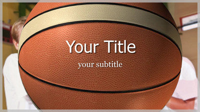 Basketball Title Slide Style
