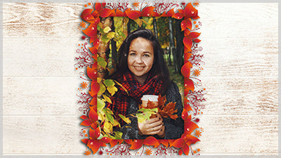 Colorful Leaves Frames Styles for Photopia