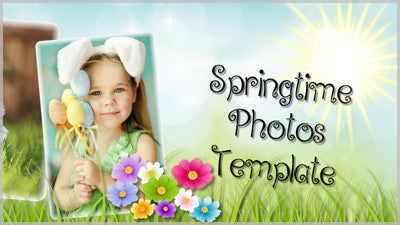 Springtime Photos Template