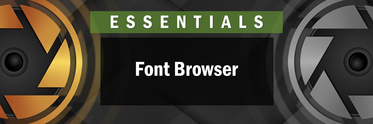 The Photopia Font Browser