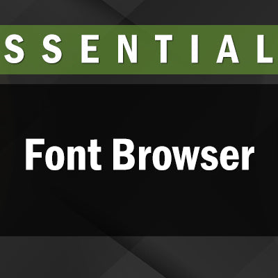 The Photopia Font Browser