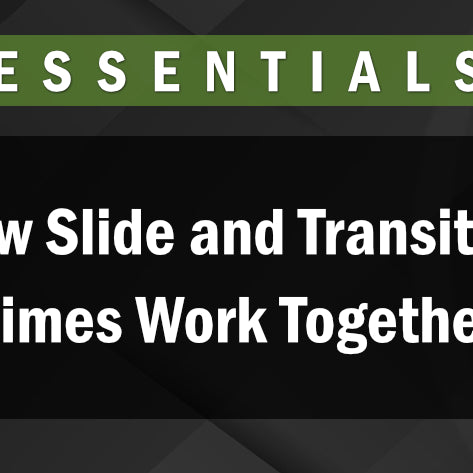 Photopia Essentials - Slide and Transition Times