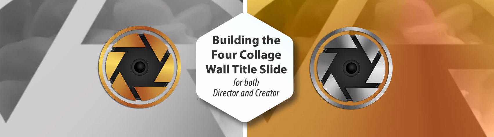 Building the Four Collage Wall Title Slide