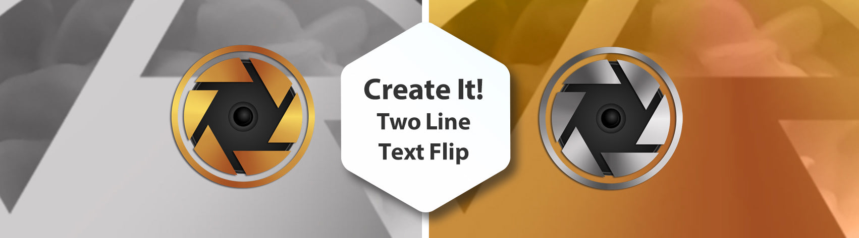 Create It!  Two Line Text Flip
