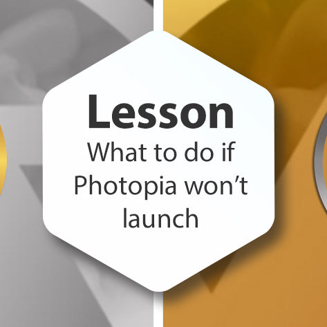 Lesson - What to do if Photopia won't launch