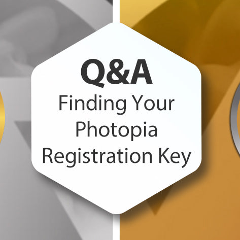 Q&A - Finding Your Photopia Registration Key