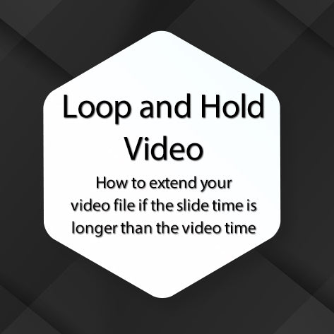 How to Loop and Hold Video Files in Photopia