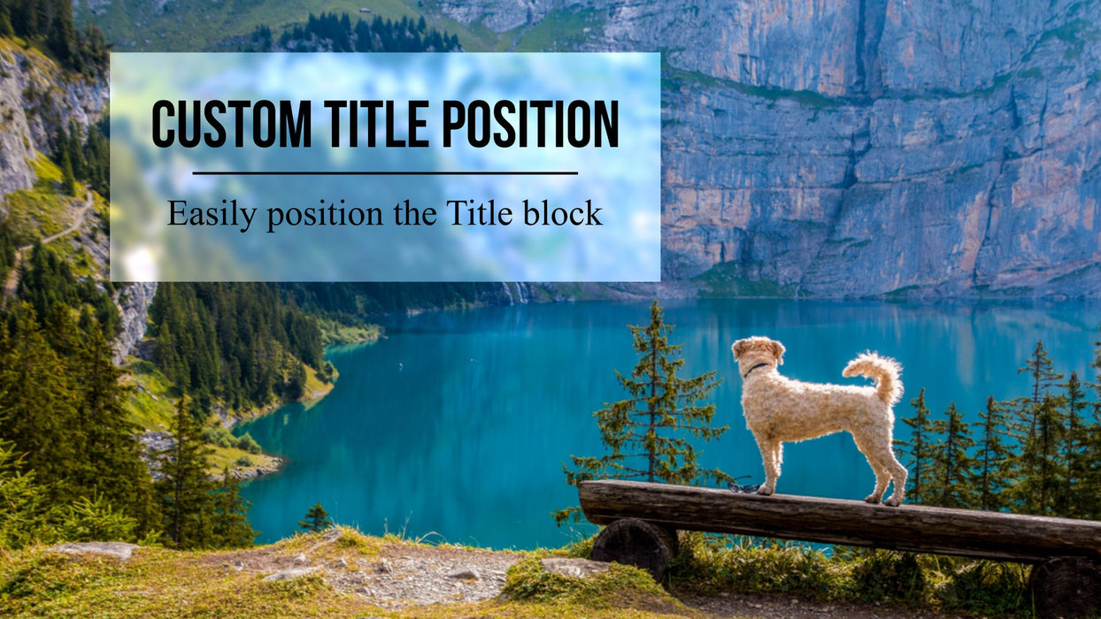 Adjustment Title Slide for Photopia