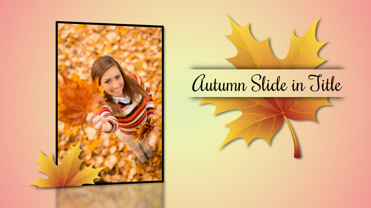 Autumn Slide In Title