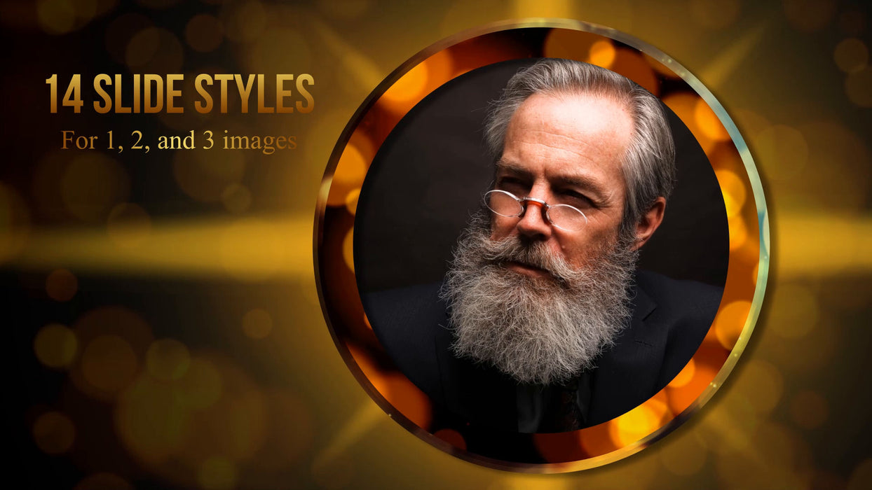 Awards Styles and Transitions for Photopia