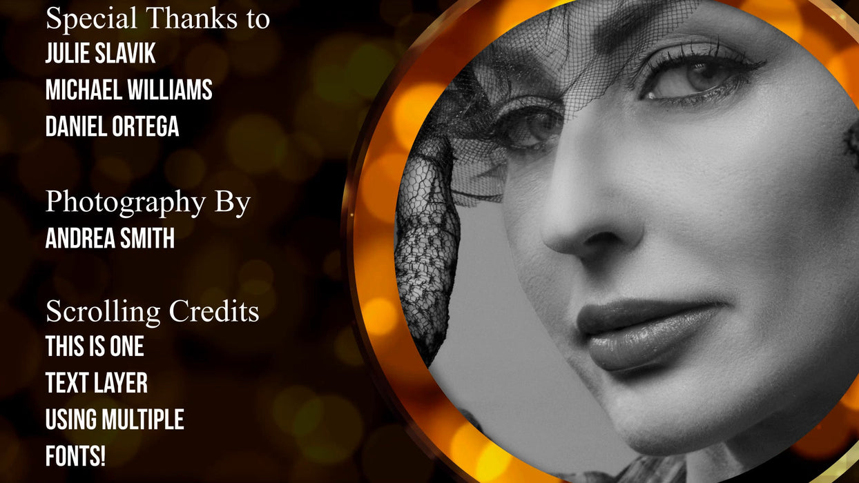 Awards Styles and Transitions for Photopia