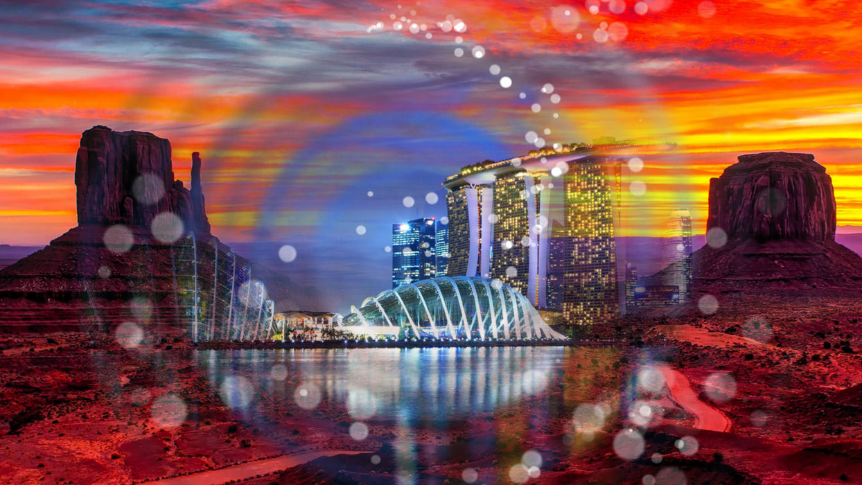 Bokeh Transitions for Photopia