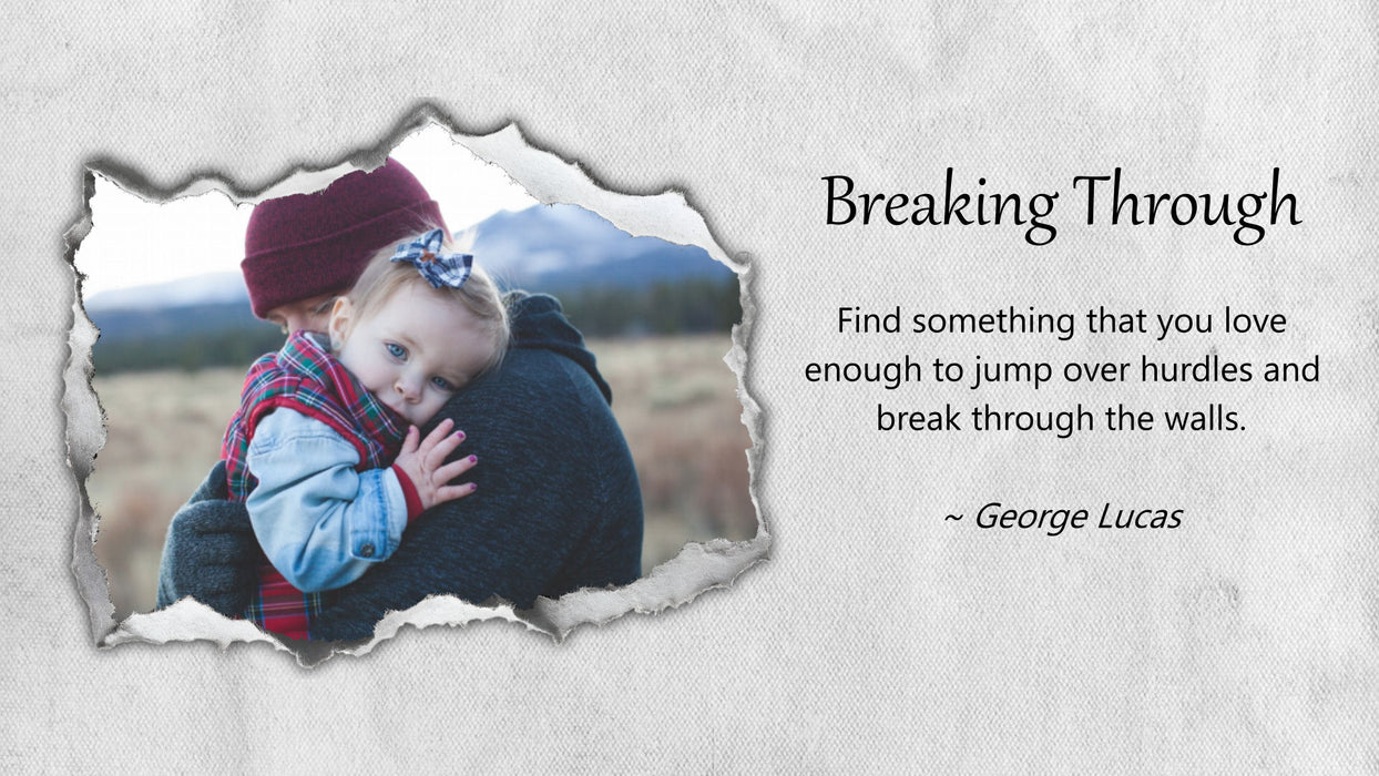 Breaking Through Slide Style for Photopia