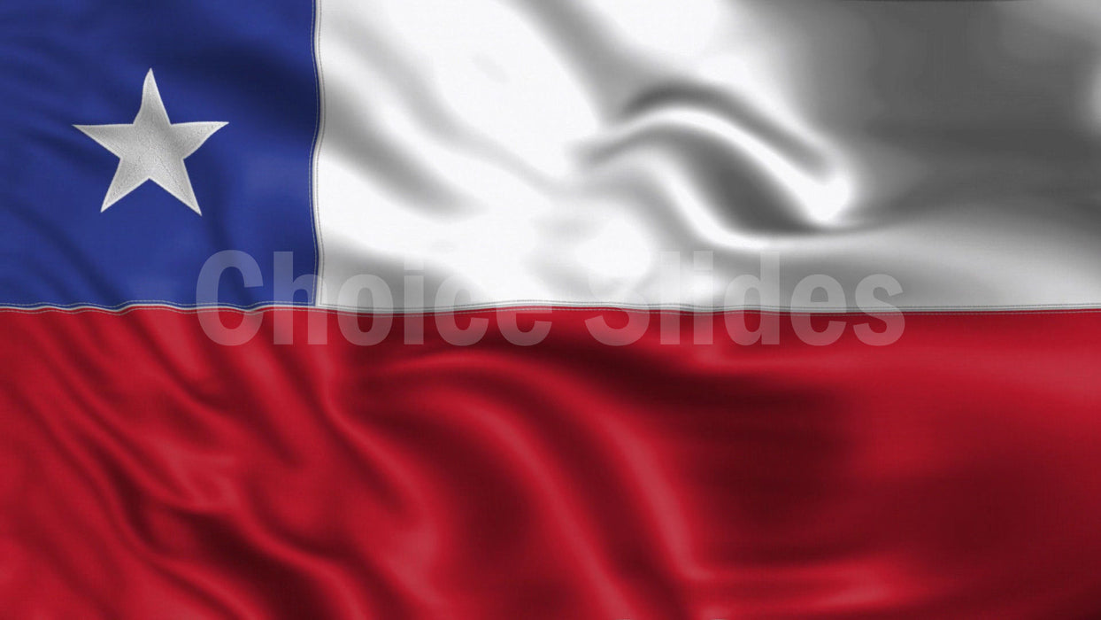 Chile Flag Looping Video Background