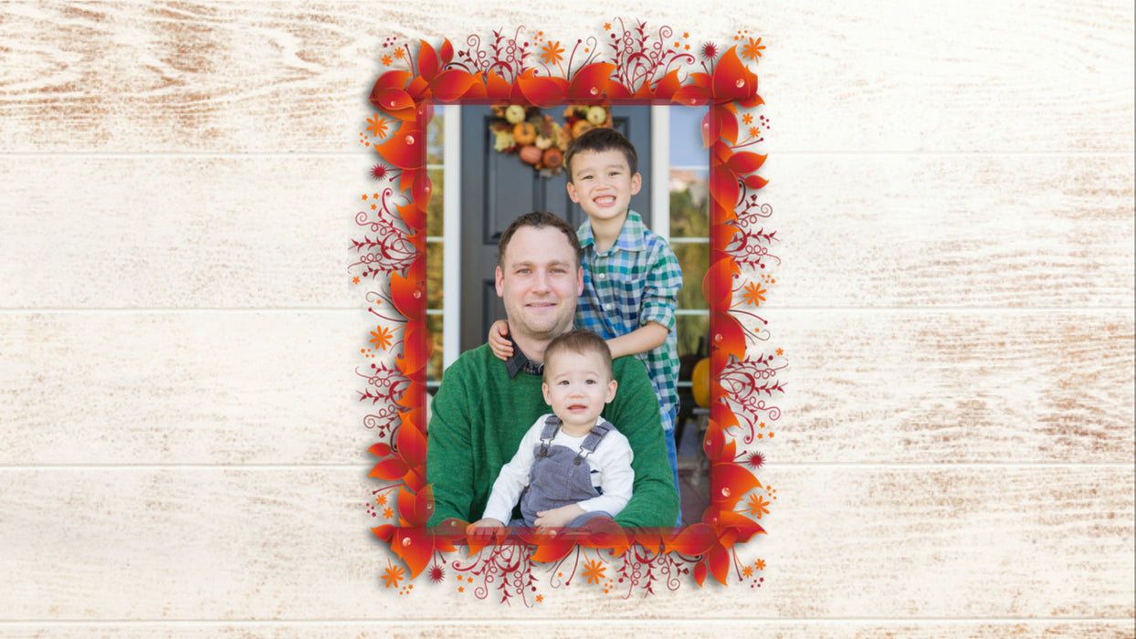 Colorful Leaves Frames Styles for Photopia