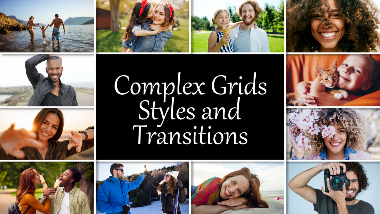 Complex Grids Styles and Transitions for Photopia