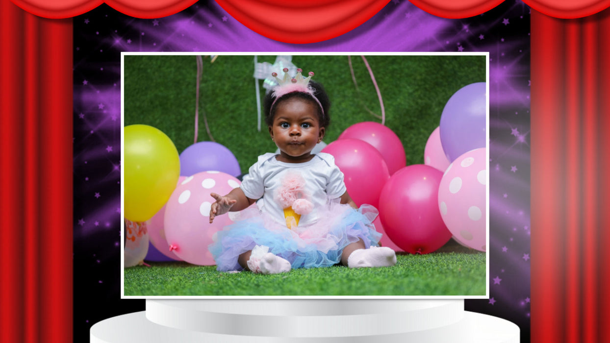 Curtain Open Title Slide for Photopia