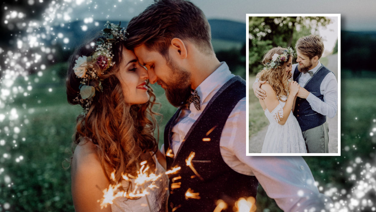 Particle Wedding Template and Styles