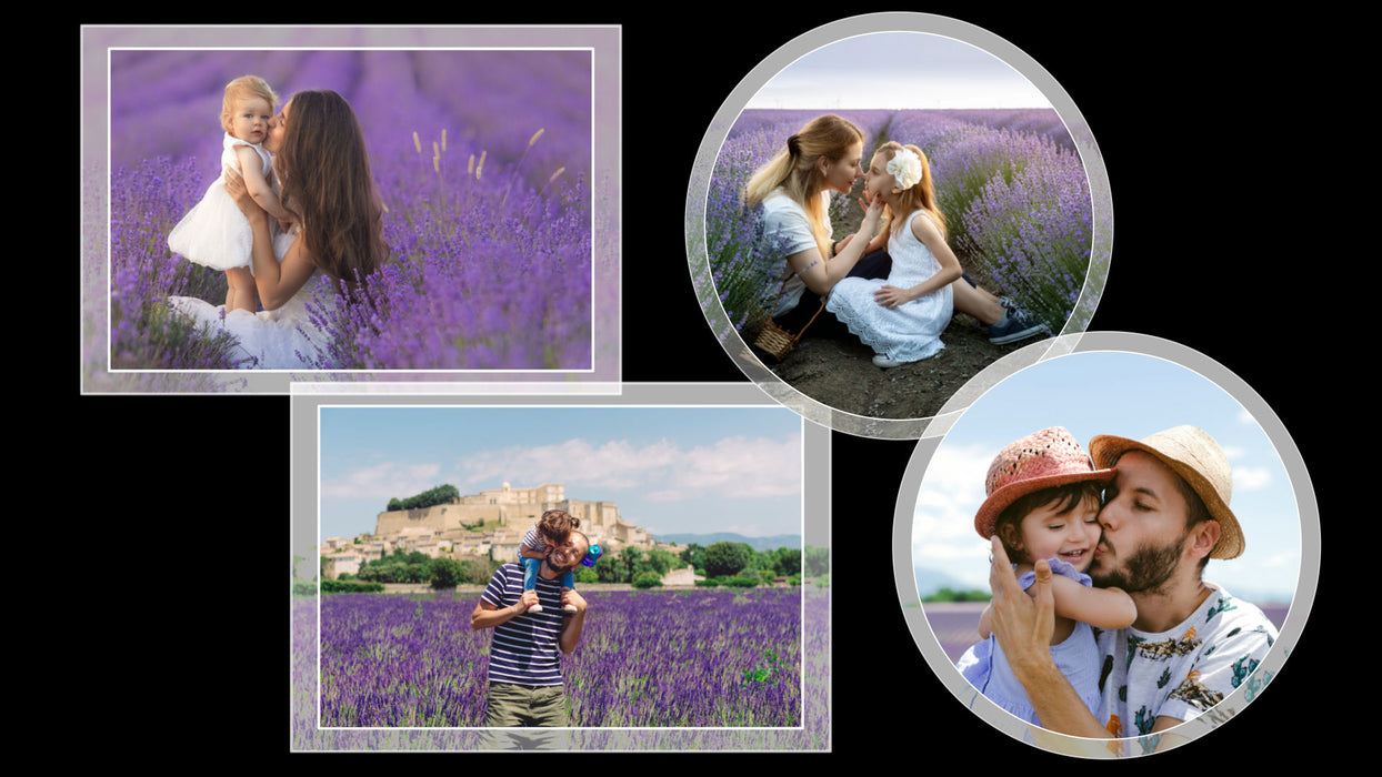 Four Floating Frames