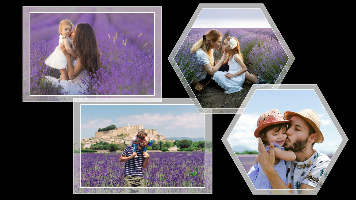 Four Floating Frames