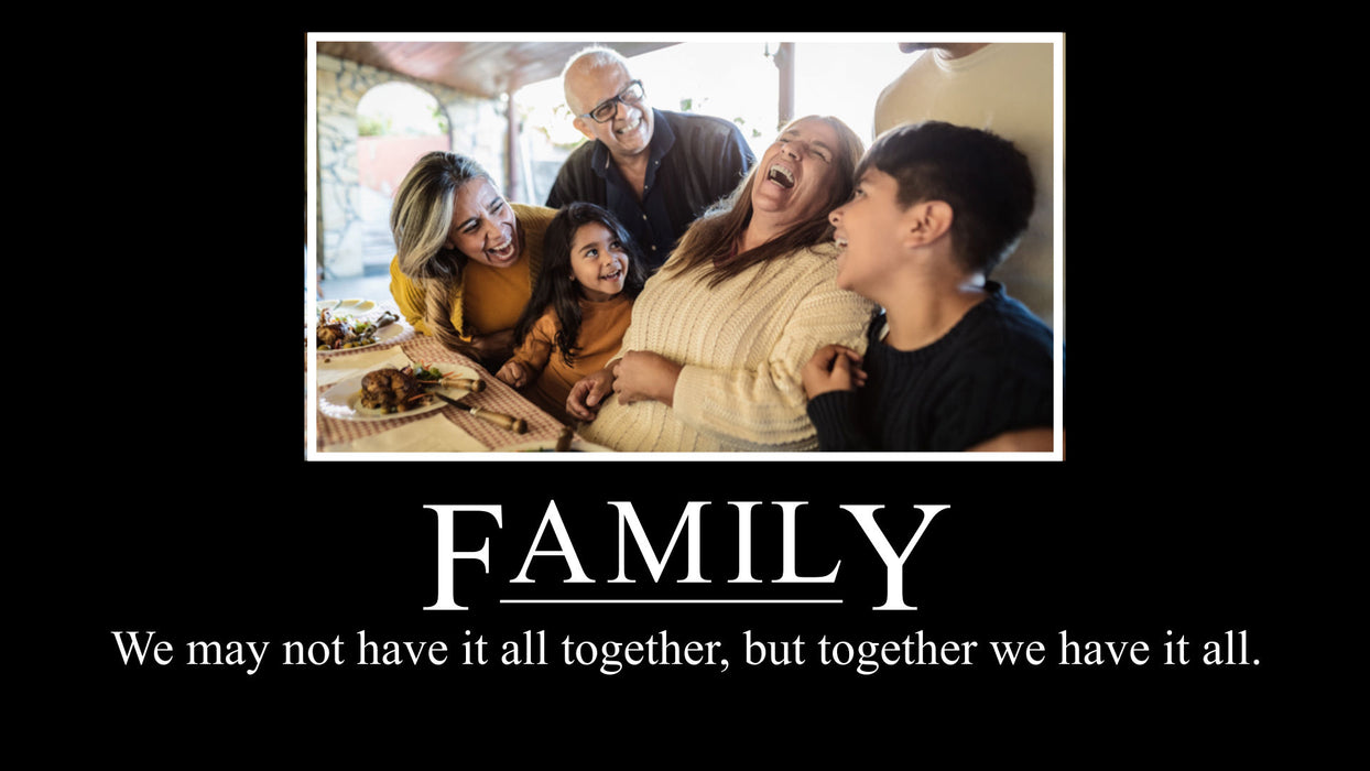 Family and Holidays Motivational Title Pack for Photopia