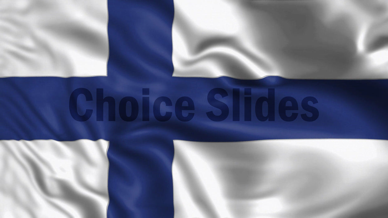 Finland Flag Looping Video Background