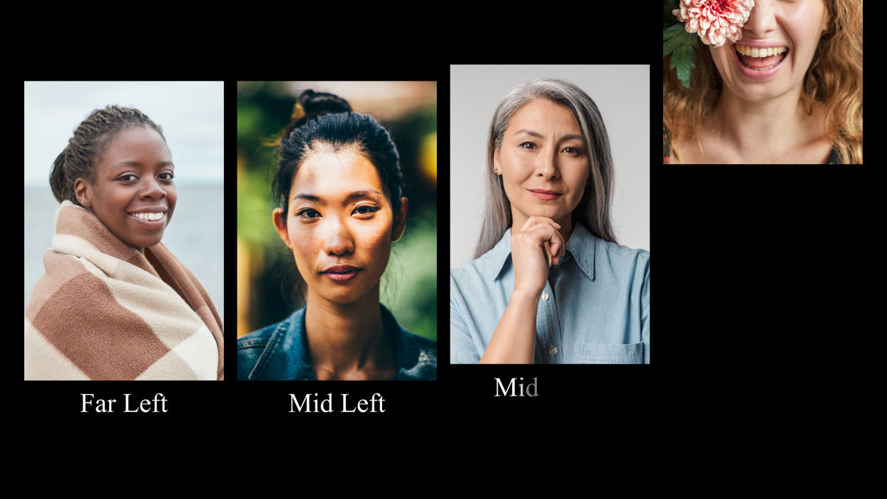 Four Portraits Captioned