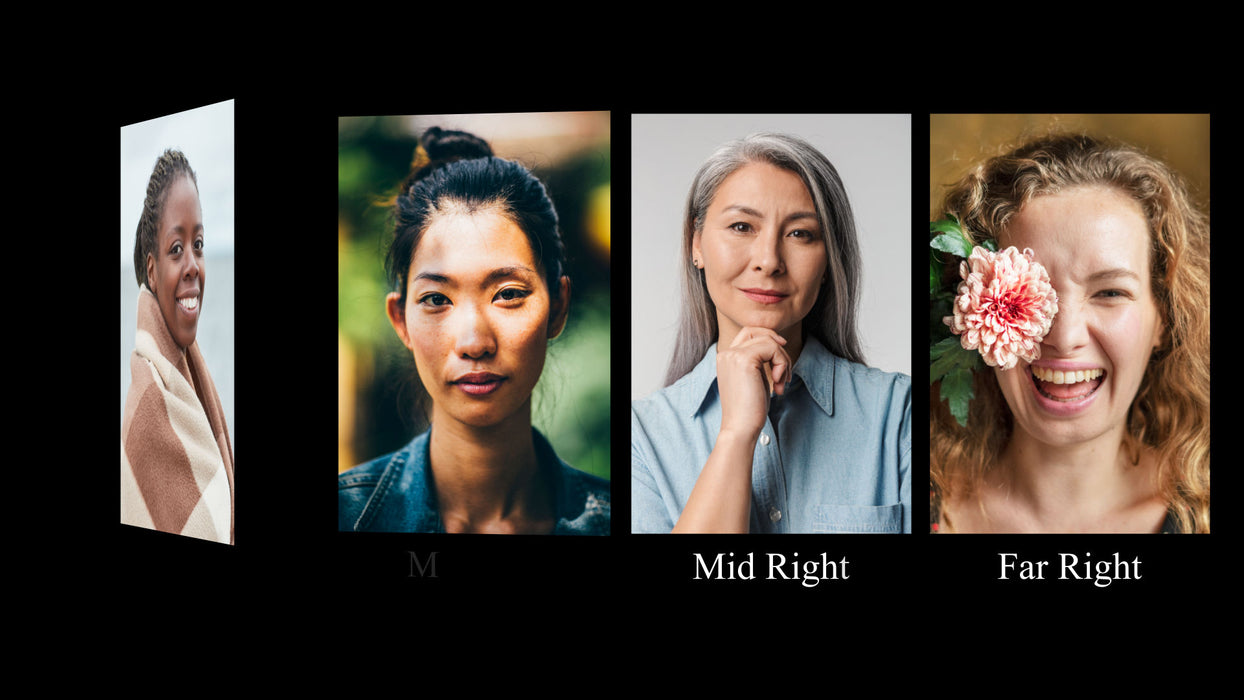 Four Portraits Captioned