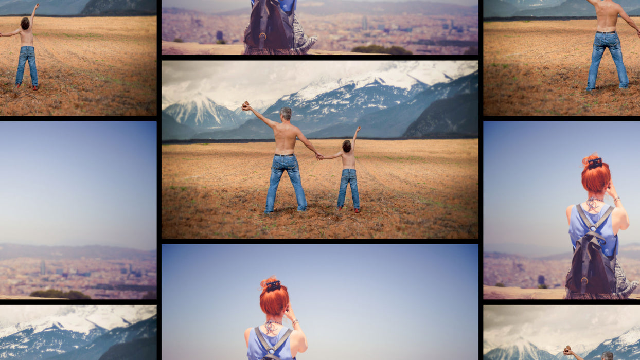 Grid Slide Template and Effects for Photopia
