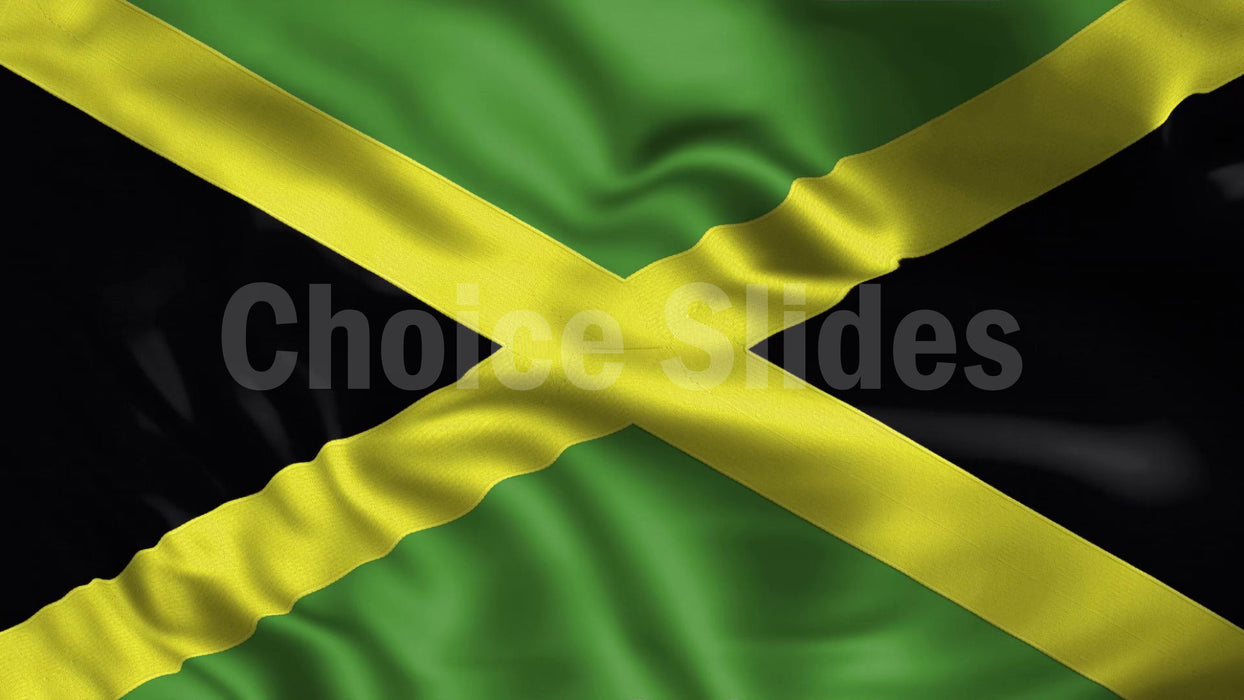 Jamaica Flag Looping Video Background