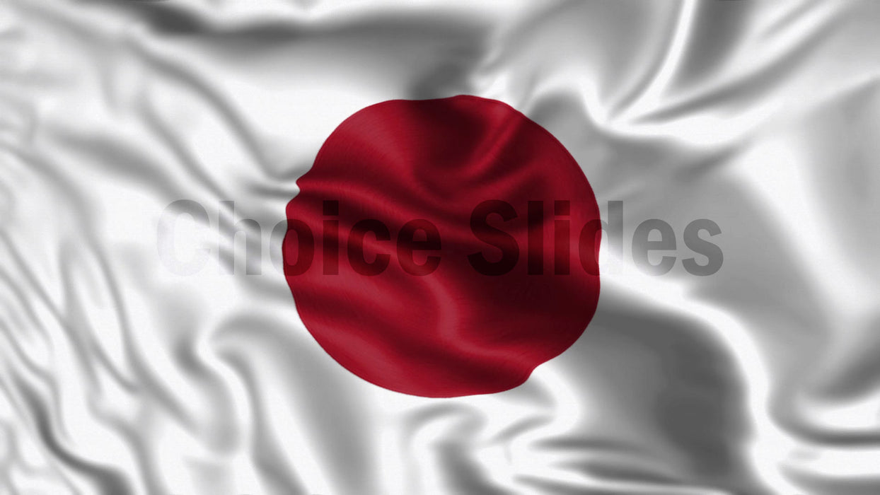 Japan Flag Looping Video Background