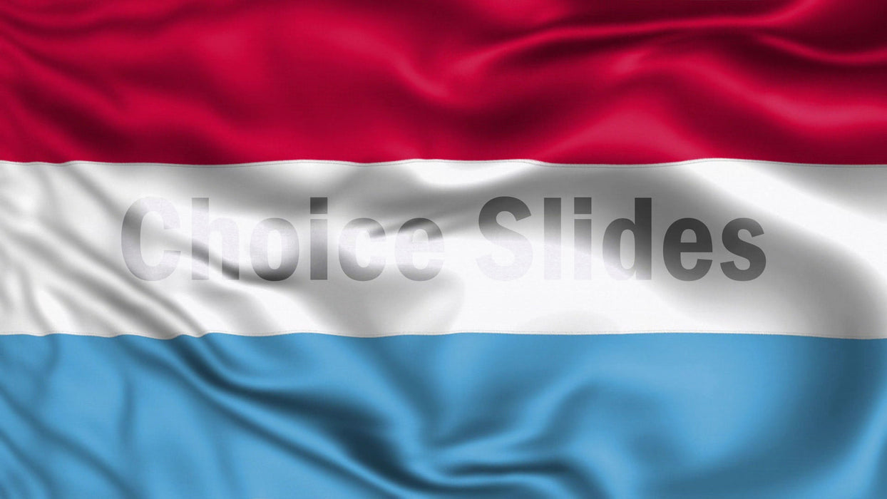 Luxembourg Flag Looping Video Background