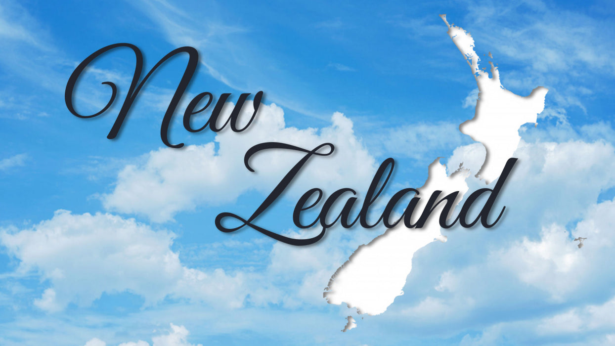 World Map Titles - Australia and New Zealand
