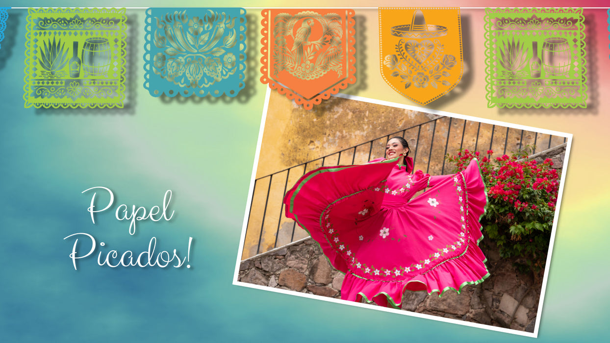 Papel Picados Slide Style for Photopia