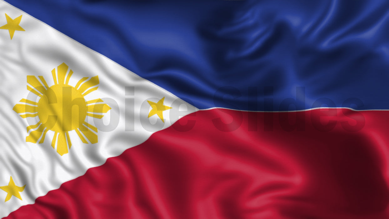 Philippines Flag Looping Video Background