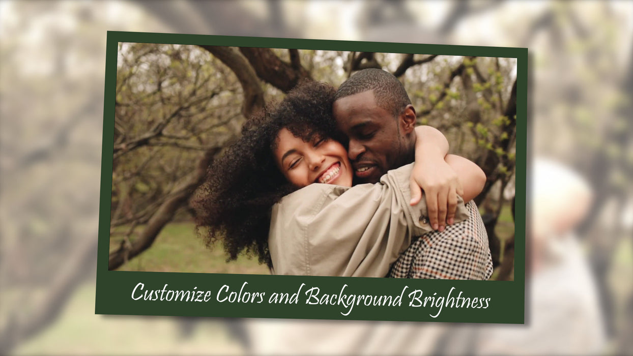 Photo Edge Caption Slide Style for Photopia
