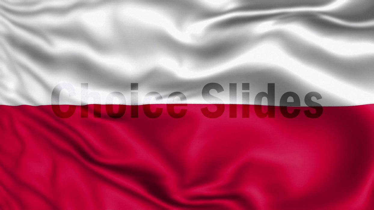 Poland Flag Looping Video Background