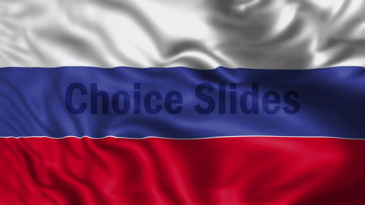 Russia Flag Looping Video Background