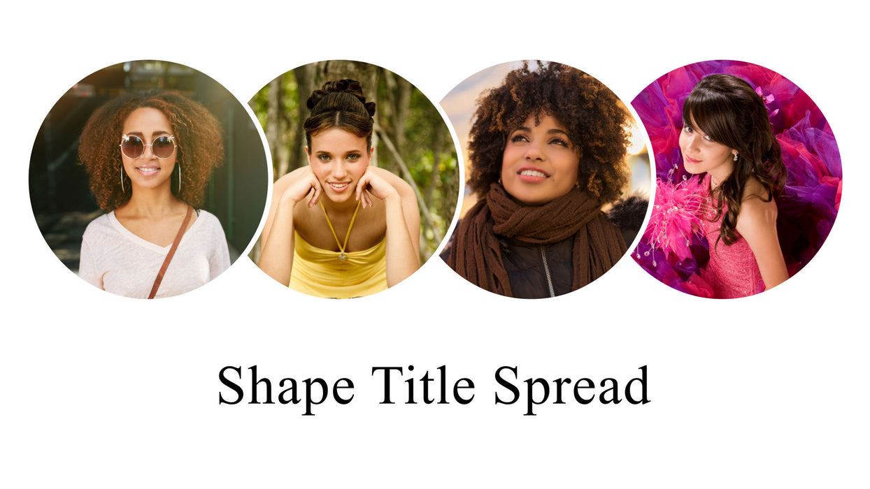 Shape Spread Title Slide for Photopia