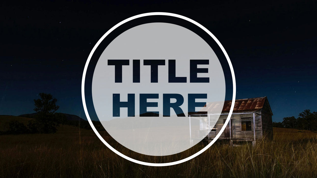 Shape Title Slide Style for Photopia