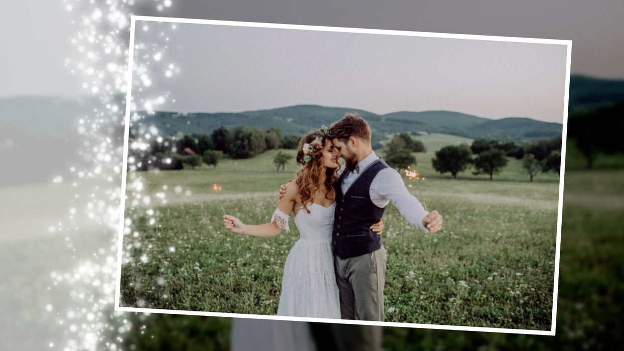 Particle Wedding Template and Styles