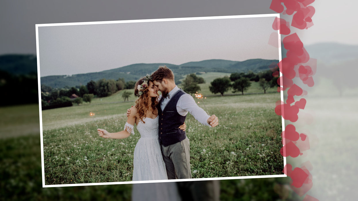 Particle Wedding Template and Styles