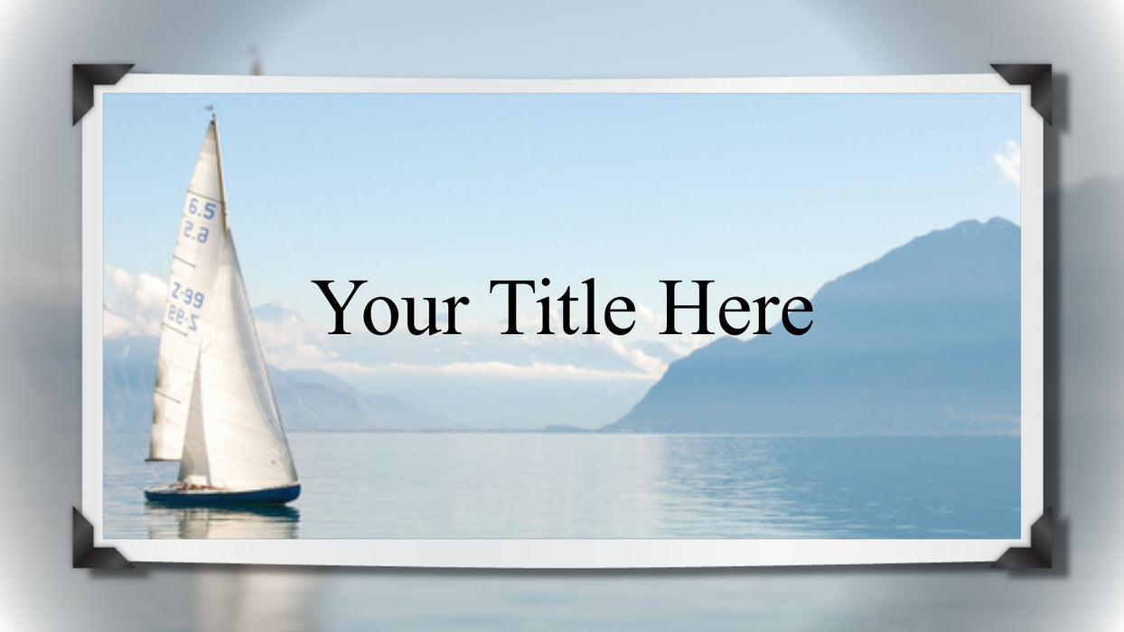 Simply Framed Template, Slide Styles, and Transitions