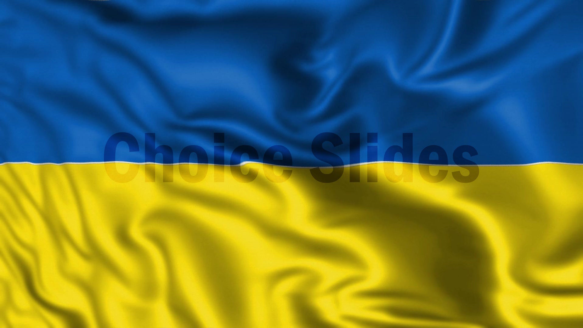 Ukraine Flag Looping Video Background — Choice Slides