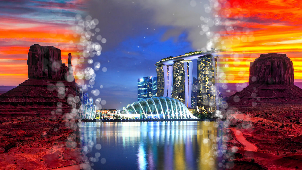 Bokeh Transitions for Photopia