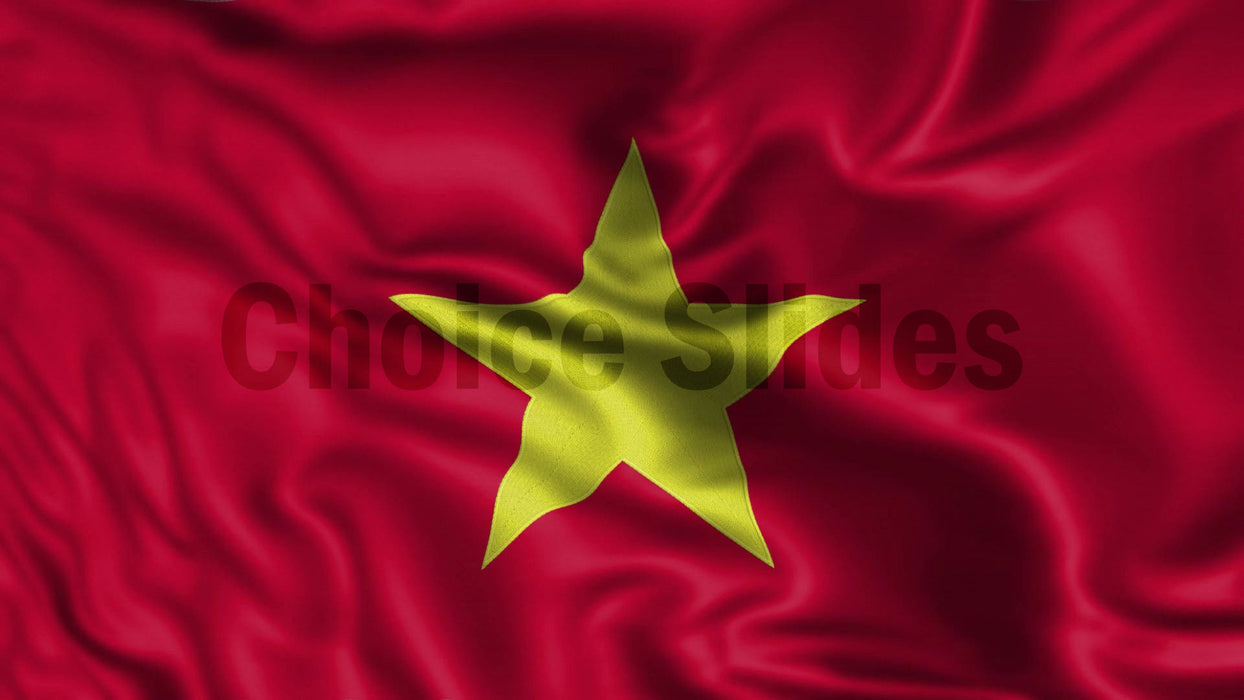 Vietnam Flag Looping Video Background